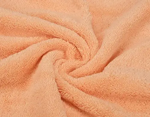 American Soft Linen Luxury 6 Piece Towel Set, 2 Bath Towels 2 Hand Towel 2 Washcloths, 600 GSM 100% Cotton Turkish Towels for Bathroom, Malibu Peach Towel Sets - AMERICAN SOFT LINEN