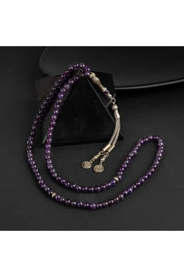 Ametrine Natural Stone Prayer Beads 99 - 6mm - 2