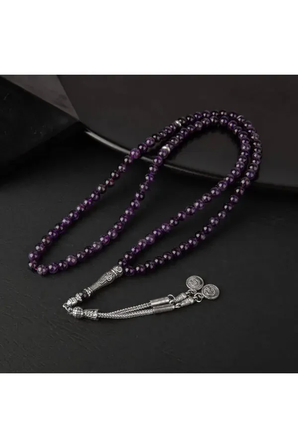 Ametrine Natural Stone Prayer Beads 99 - 6mm - 3