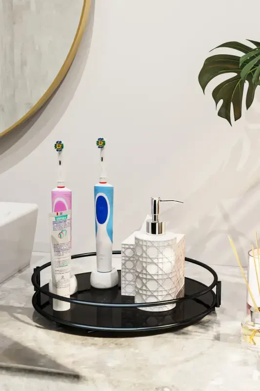 Ҳаммом тартибловчиси, органайзер, поднос, декоратив тартибловчи, зийнат ва макияж органайзери - 1