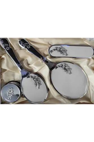 Amor Woman Bridal Gift Mirror Comb Set 400-2 - AMOR WOMEN AYNA TARAK (1)