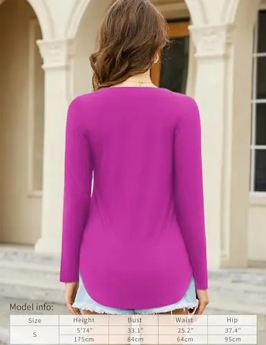 Amoretu Ayollar futbolkalari V bo'yinli qisqa yengli futbolka Asosiy futbolka egri etakli toplar - 6