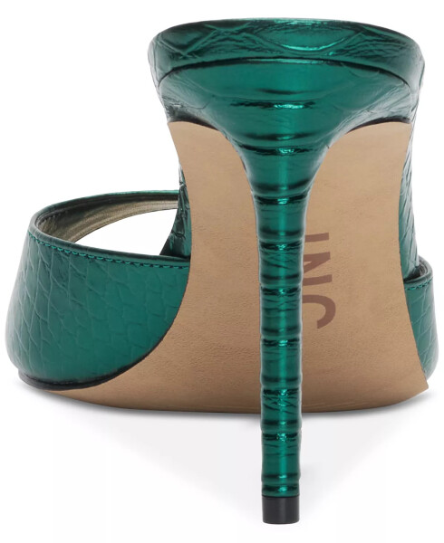 Amra Dress Slide Sandals, Created for Modazone Emerald Snake Print - 4