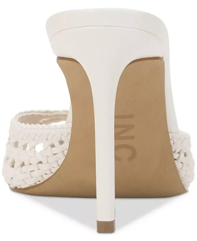 Amra Dress Slide Sandals, Created for Modazone - White Woven - 3