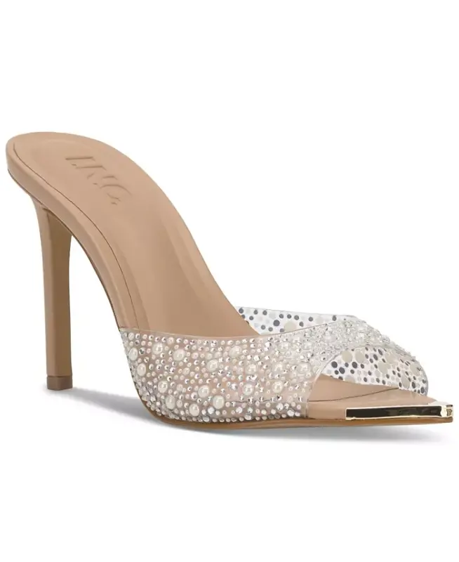 Amra Dress Slide Sandals, Created for Modazone - Pearl Bling - 1