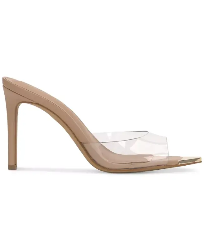 Amra Dress Slide Sandals, Created for Modazone - Clear Vinyl - 2
