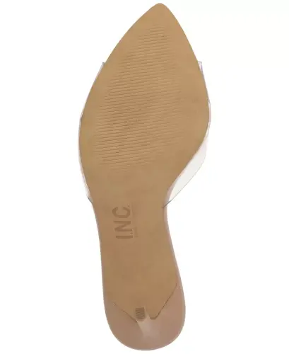 Amra Dress Slide Sandals, Created for Modazone - Clear Vinyl - 5