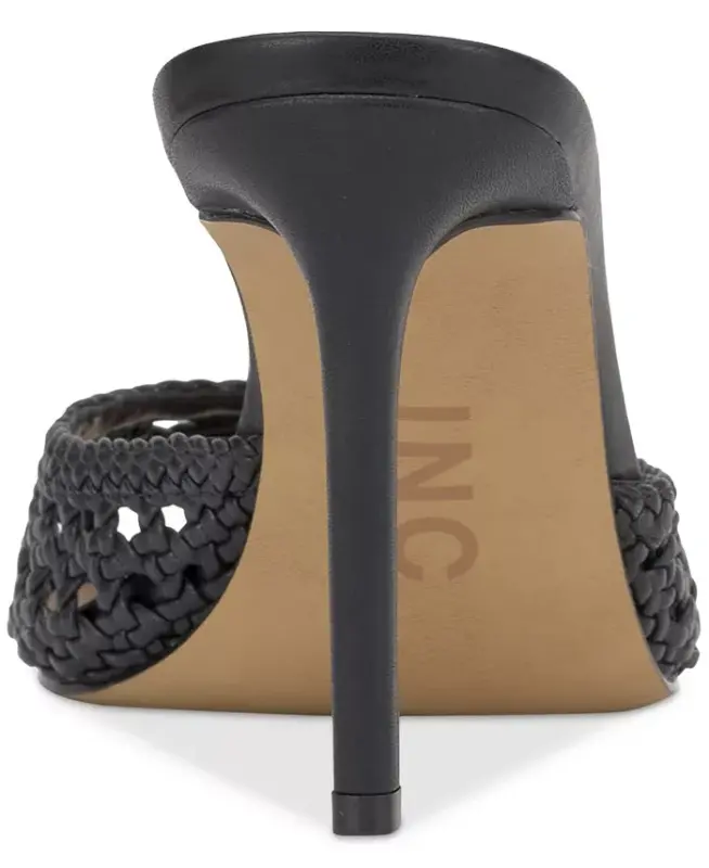 Amra Dress Slide Sandals, Created for Modazone - Black Woven - 3