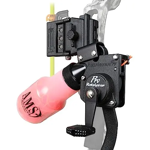 AMS Bowfishing Retriever Pro Bowfishing Reel - Left Hand - Made in The USA - 1