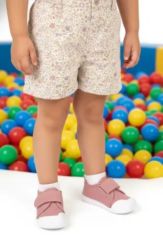 АН-6962 İlkadım Bebek Çocuk Günlük Yazlık Ayakkabı - Pudara-9433 