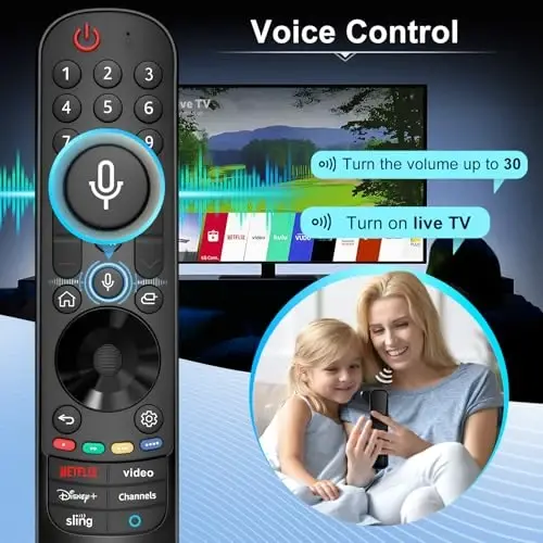 AN-MR24gn-Magic-for-LG-Smart-TV-Voice-Remote-Control-Replacement Universal Compatible with LG OLED Webos Thinq Nano Cell Service TVs for AKB75855501 MR23gn MR22gn MR21ga MR20ga - 5