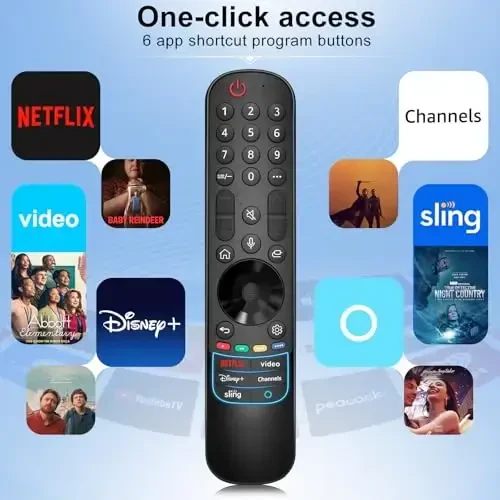 AN-MR24gn-Magic-for-LG-Smart-TV-Voice-Remote-Control-Replacement Universal Compatible with LG OLED Webos Thinq Nano Cell Service TVs for AKB75855501 MR23gn MR22gn MR21ga MR20ga - 6