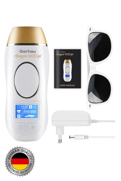 Anagen 400 IPL Laser Hair Removal V2 - 25 Joules Power - 4.5cm2 Light - Interchangeable Head - 1 Million Shots - 5