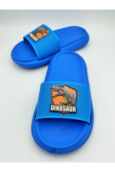 Anatomical Base Non-Slip Base Pool Sea Home Street Children Slippers (Dinosaur Patterned) - 20