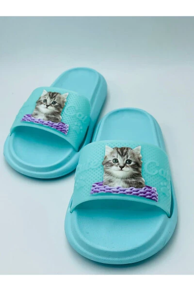 ANATOMİK TABAN KAYDIRMAZ TABAN HAVUZ DENİZ EV SOKAK ÇOCUK TERLİK-SU YEŞİLİ - Modazone (1)