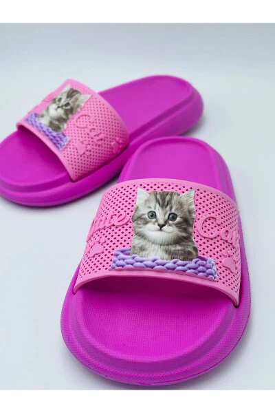 ANATOMİK TABAN KAYDIRMAZ TABAN HAVUZ DENİZ EV SOKAK ÇOCUK TERLİK-PEMBE - Modazone (1)