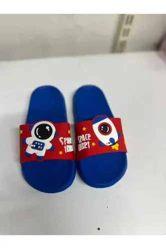 Anatomik taglik, sirpanmaydigan taglik, basseyn, dengiz, uy, ko'cha bolalar shippagi (ASTRONAVT RASMI) -AstronavtRasmiTo'q ko'k - 3