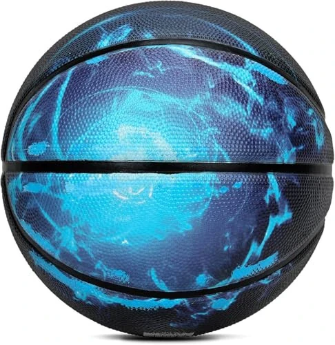 AND1 Chaos Basketball: Official Regulation Size 7 (29.5 inches) Rubber - Deep Channel Construction Streetball, Made for Indoor Outdoor Basketball Games - 2