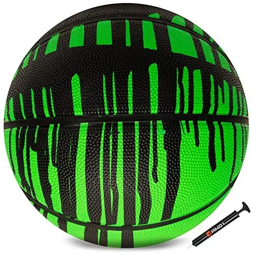AND1 Chaos Basketball: Official Regulation Size 7 (29.5 inches) Rubber - Deep Channel Construction Streetball, Made for Indoor Outdoor Basketball Games - AND1 (1)