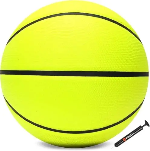 AND1 Fantom Rubber Basketball: Official Regulation Size 7 (29.5 inches) Streetball - Deep Channel Construction, Made for Indoor Outdoor - 2