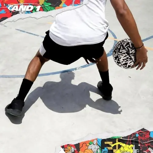 AND1 Rubber Basketball, Official Regulation Size 7(29.5