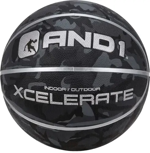 AND1 Rubber Basketball, Official Regulation Size 7(29.5