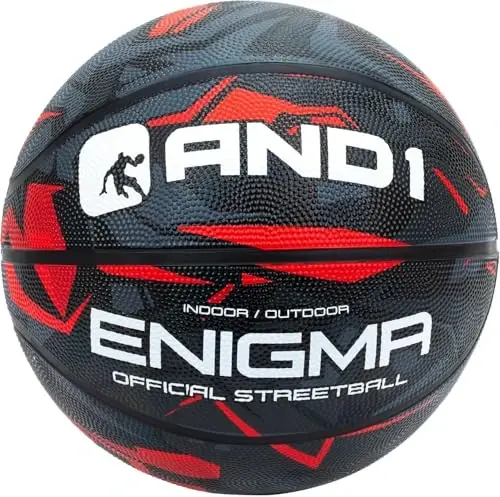 AND1 Rubber Basketball, Official Regulation Size 7(29.5