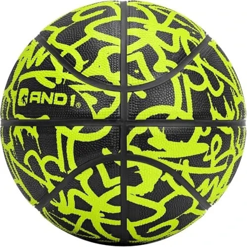 AND1 Rubber Basketball, Official Regulation Size 7(29.5