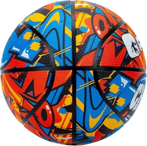 AND1 Rubber Basketball, Official Regulation Size 7(29.5