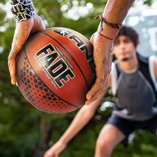 AND1 Rubber Basketball, Official Regulation Size 7(29.5