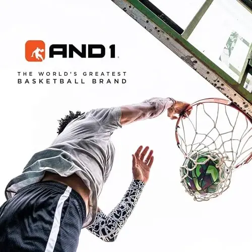 AND1 Rubber Basketball, Official Regulation Size 7(29.5