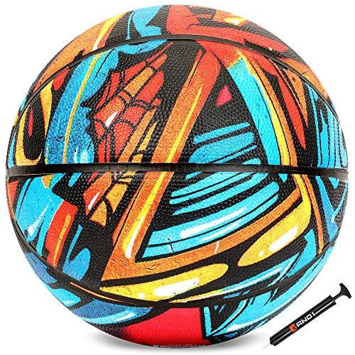 AND1 Supreme Grip Basketball: Official Regulation Size 7 (29.5 inches) Rubber Basketball - Deep Channel Construction Streetball, Made for Indoor Outdoor Basketball Games - 2