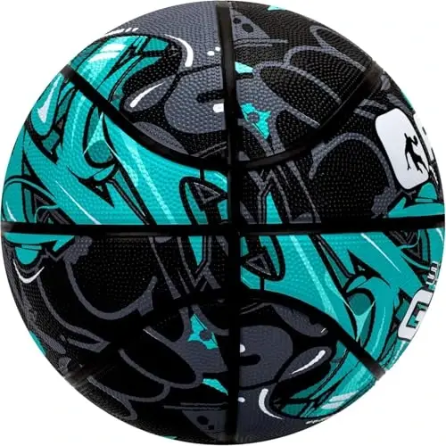 AND1 Supreme Grip Official Regulation Size 7 (29.5 inches) Rubber Basketball - Deep Channel Construction Streetball, Made for Indoor Outdoor Games - AND1 (1)
