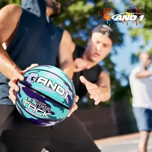 AND1 Ultra Grip Basketball: Official Regulation Size 7 (29.5 inches) Rubber- Deep Channel Construction Streetball, Made for Indoor Outdoor Basketball Games - 6
