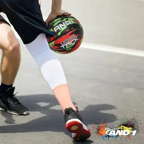 AND1 Ultra Grip Basketball: Official Regulation Size 7 (29.5 inches) Rubber- Deep Channel Construction Streetball, Made for Indoor Outdoor Basketball Games - 4