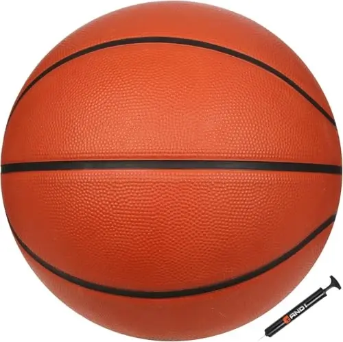 AND1 Xcelerate kauchuk basketboli: rasmiy qoida hajmi 7 (29,5 dyuym) - chuqur kanal konstruksiyasi ko'cha basketboli, yopiq va ochiq basketbol o'yinlari uchun yaratilgan - 2