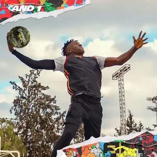 AND1 Xcelerate Rubber Basketball: Official Regulation Size 7 (29.5”) Streetball, Made for Indoor/Outdoor Games - 4