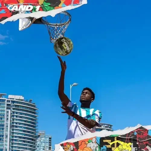 AND1 Xcelerate Rubber Basketball: Official Regulation Size 7 (29.5”) Streetball, Made for Indoor/Outdoor Games - 5