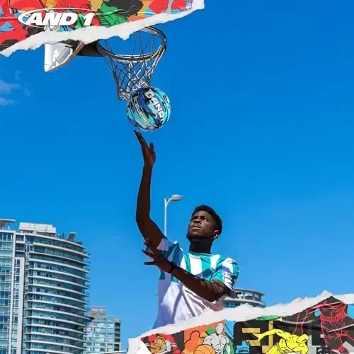 AND1 Xcelerate Rubber Basketball: Official Regulation Size 7 (29.5”) Streetball, Made for Indoor/Outdoor Games - 5