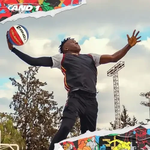 AND1 Xcelerate Rubber Basketball: Official Regulation Size 7 (29.5”) Streetball, Made for Indoor/Outdoor Games - 4