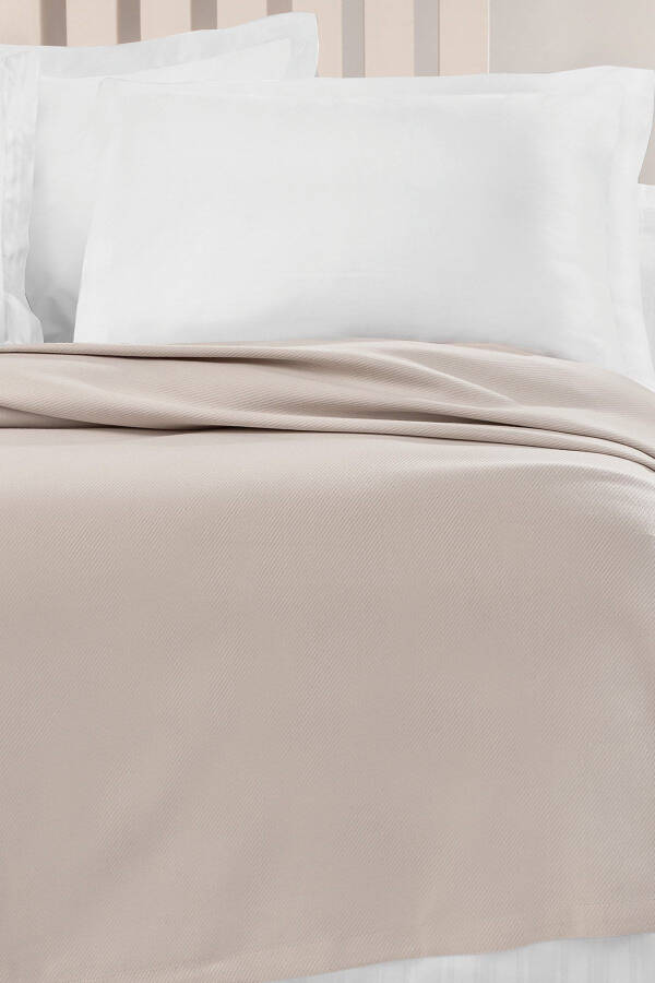 Anders Double Bamboo Blanket - Beige - 3