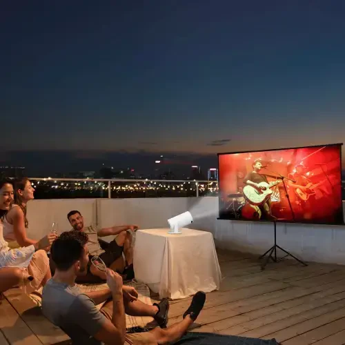 Android 11.0 Smart Projector , Mini Portable Movie Projector with WiFi and Bluetooth, Full HD Native 720P , 1080P Supported - 9