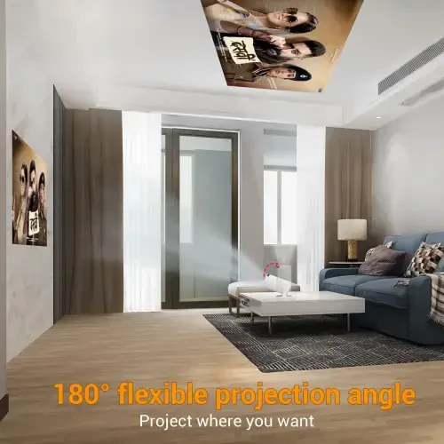 Android 11.0 Smart Projector , Mini Portable Movie Projector with WiFi and Bluetooth, Full HD Native 720P , 1080P Supported - 10
