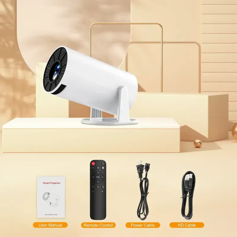 Android 11.0 Smart Projector, Mini Portable Movie Projector with WiFi and Bluetooth, Full HD Native 720P , 1080P Supported - 4