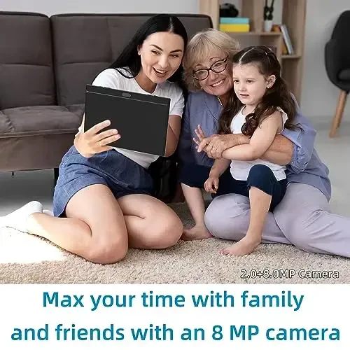 Android Klaviatura bilan himoya qiluvchi g'ilof Sichqoncha Stylus 10 dyuymli planshet 2 in 1 Planshetlar to'plami 12GB+128GB/1TB Kengaytiriladigan qo'sh kamera Planshetlar Kompyuter 10.1