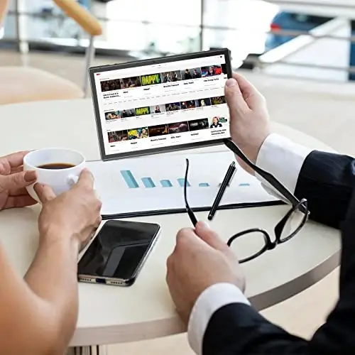 Android planshet 10 dyuymli planshet g'ilofli Stylus Android 14 planshetlar 6 GB RAM 32 GB ROM 1TB kengaytmani qo'llab-quvvatlaydi 6000mah batareya 10.1