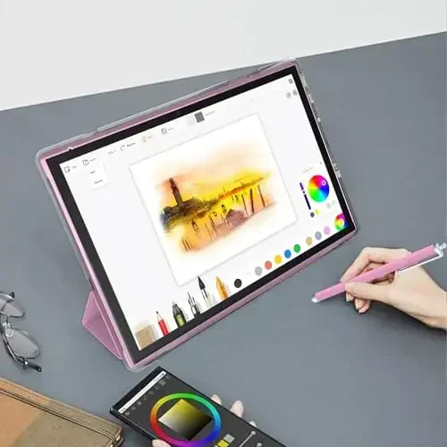 Android Tablet 10 Inch Tablet With Case Screen Stylus Android 14 Tablets 6GB RAM 32GB ROM Support 1TB Expansion 6000mah Battery 10.1