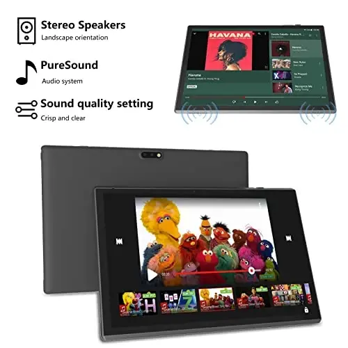 Android Tablet 10 Inch Tablet With Case Stylus Android 14 Tablets 6GB RAM 32GB ROM Support 1TB Expansion 6000mah Battery 10.1