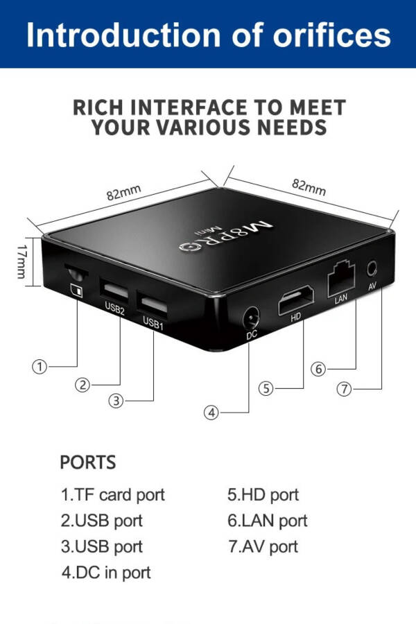 Android TV Kutusu 2.4g 10k Ultra HD 2gb Ram 64gb Hafıza 10000 Retro Oyunlu Konsol Oyun Çubuğu M8 Pro - 7