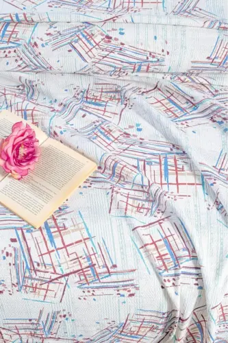 Aneas Tek Kişilik Pike Yatak Örtüsü 170 X 230-Bej - MULBERRY (1)